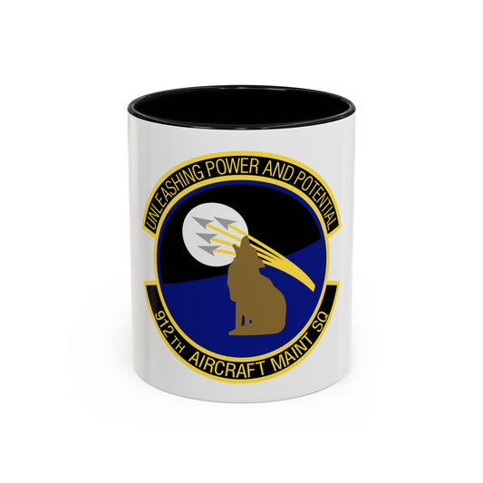 912th Aircraft Maintenance Squadron (U.S. Air Force) Accent Coffee Mug