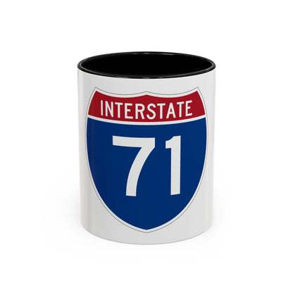 Interstate 71 (U.S. Highways) Accent Coffee Mug