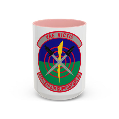 817th Expeditionary Air Support Operations Squadron (U.S. Air Force) Accent Coffee Mug