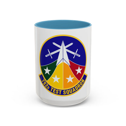 782d Test Squadron (U.S. Air Force) Accent Coffee Mug
