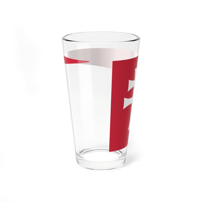 Flag of Hungary late 12th century (Hungary) Pint Glass 16oz