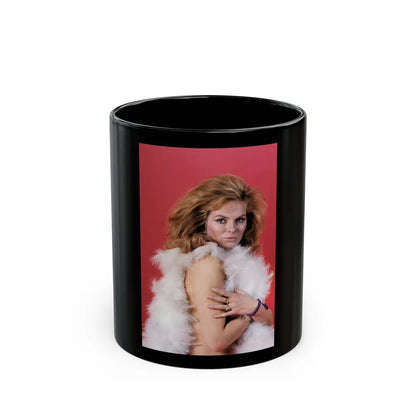 Julie Ege #149 (Vintage Female Icon) Black Coffee Mug-11oz-Go Mug Yourself