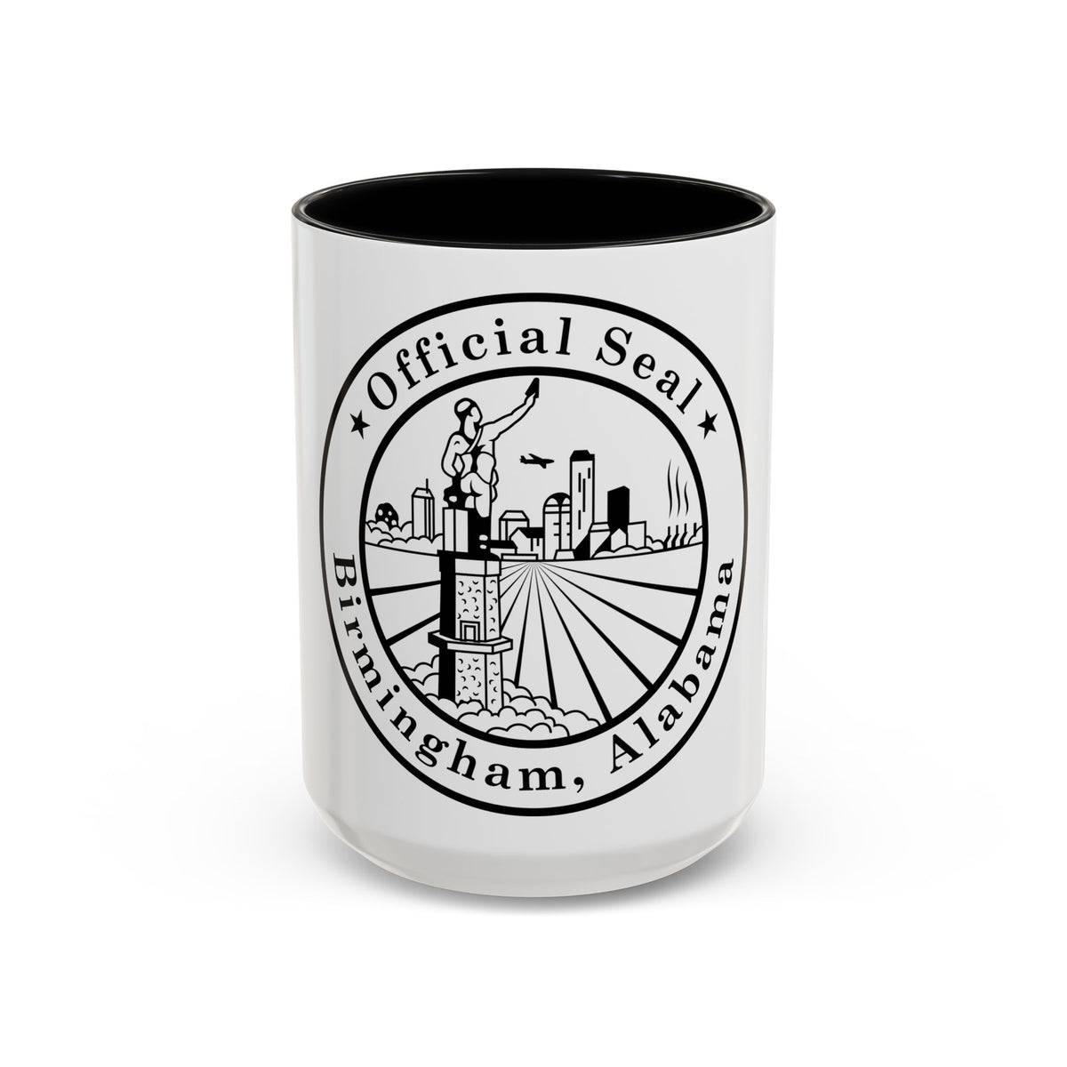 Seal of Birmingham Alabama - Accent Coffee Mug