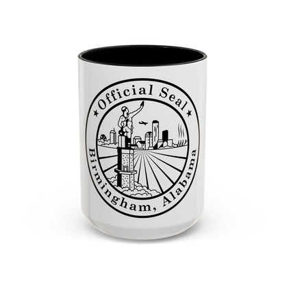 Seal of Birmingham Alabama - Accent Coffee Mug