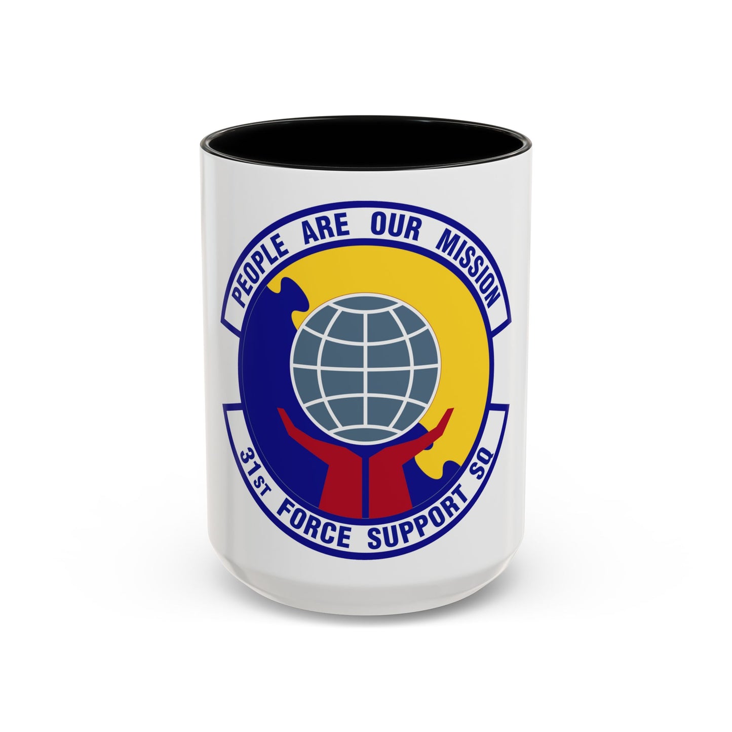 31st Force Support Squadron (U.S. Air Force) Accent Coffee Mug