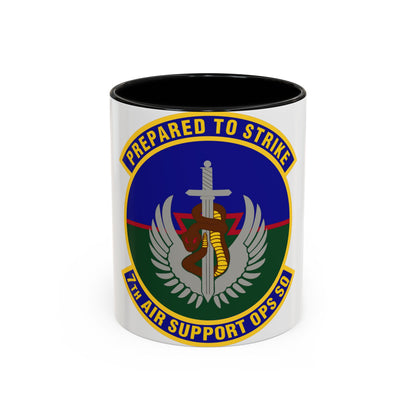 7th Air Support Operations Squadron (U.S. Air Force) Accent Coffee Mug