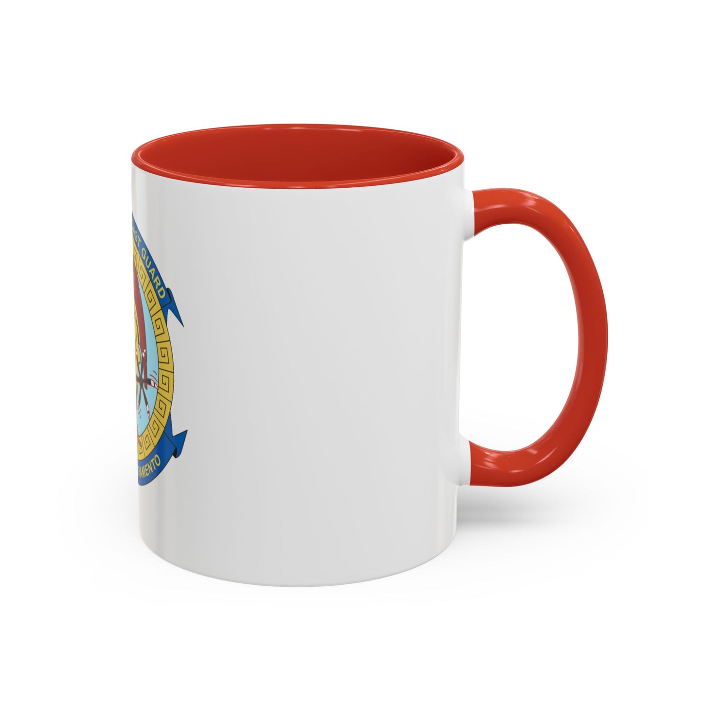 USCG AS Sacramento CA (U.S. Coast Guard) Accent Coffee Mug