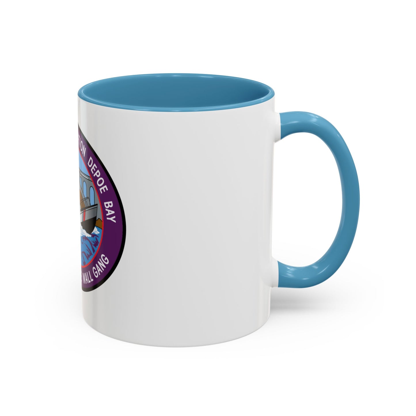 USCG Station Depoe Bay (U.S. Coast Guard) Accent Coffee Mug