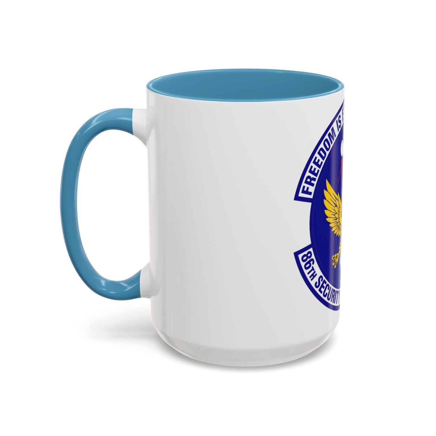 86 Security Forces Squadron USAFE (U.S. Air Force) Accent Coffee Mug