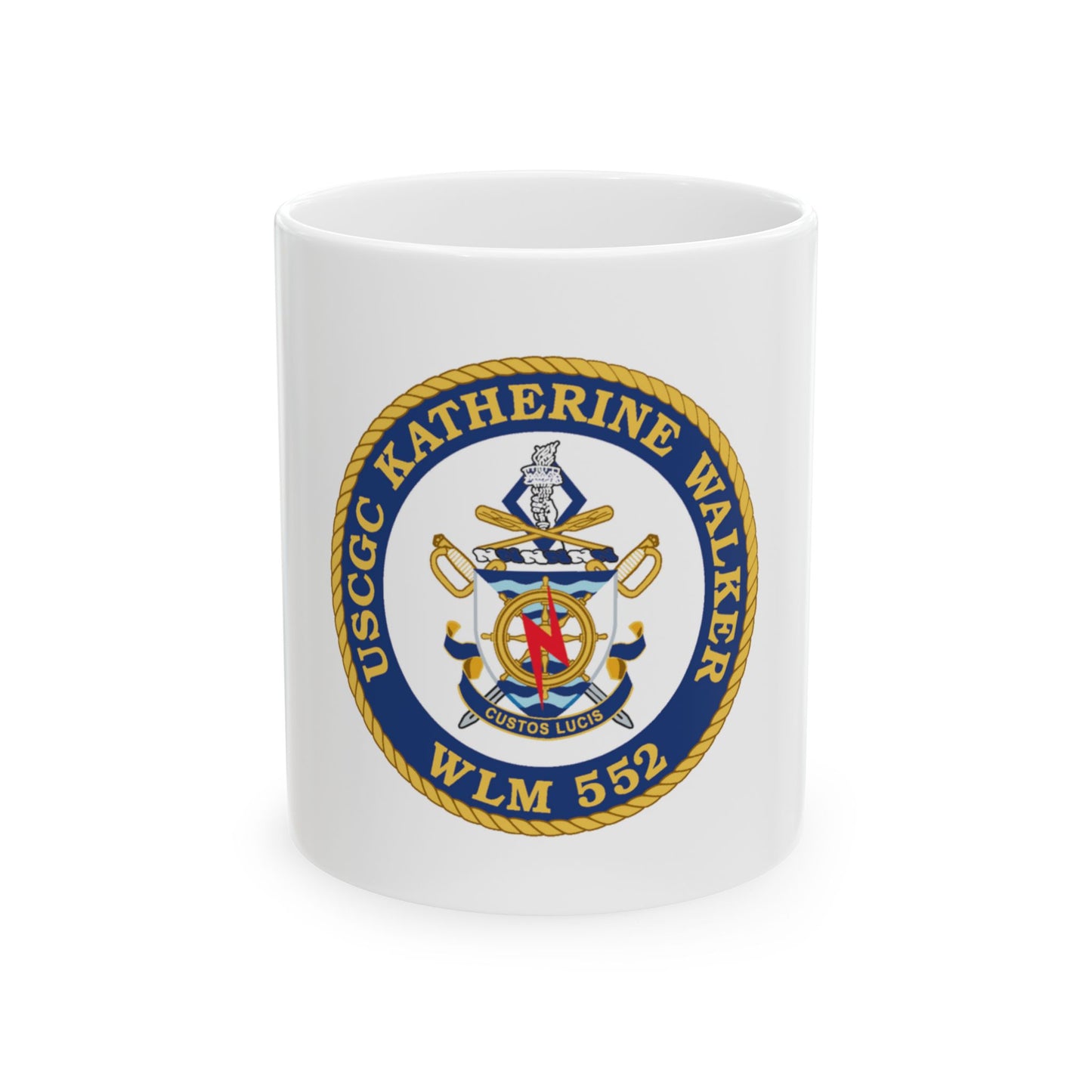 USCGC Kathrine Walker WLM 552 (U.S. Coast Guard) White Coffee Mug