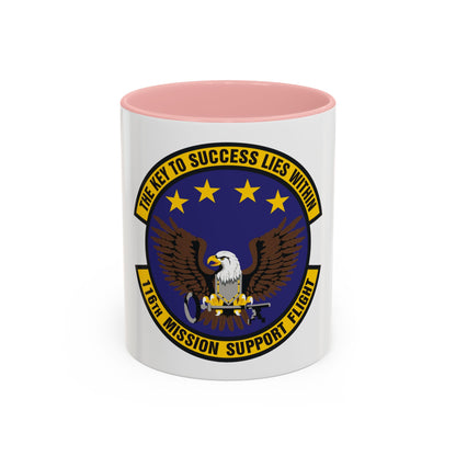 116th Mission Support Flight (U.S. Air Force) Accent Coffee Mug