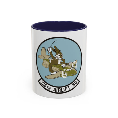 326th Airlift Squadron (U.S. Air Force) Accent Coffee Mug