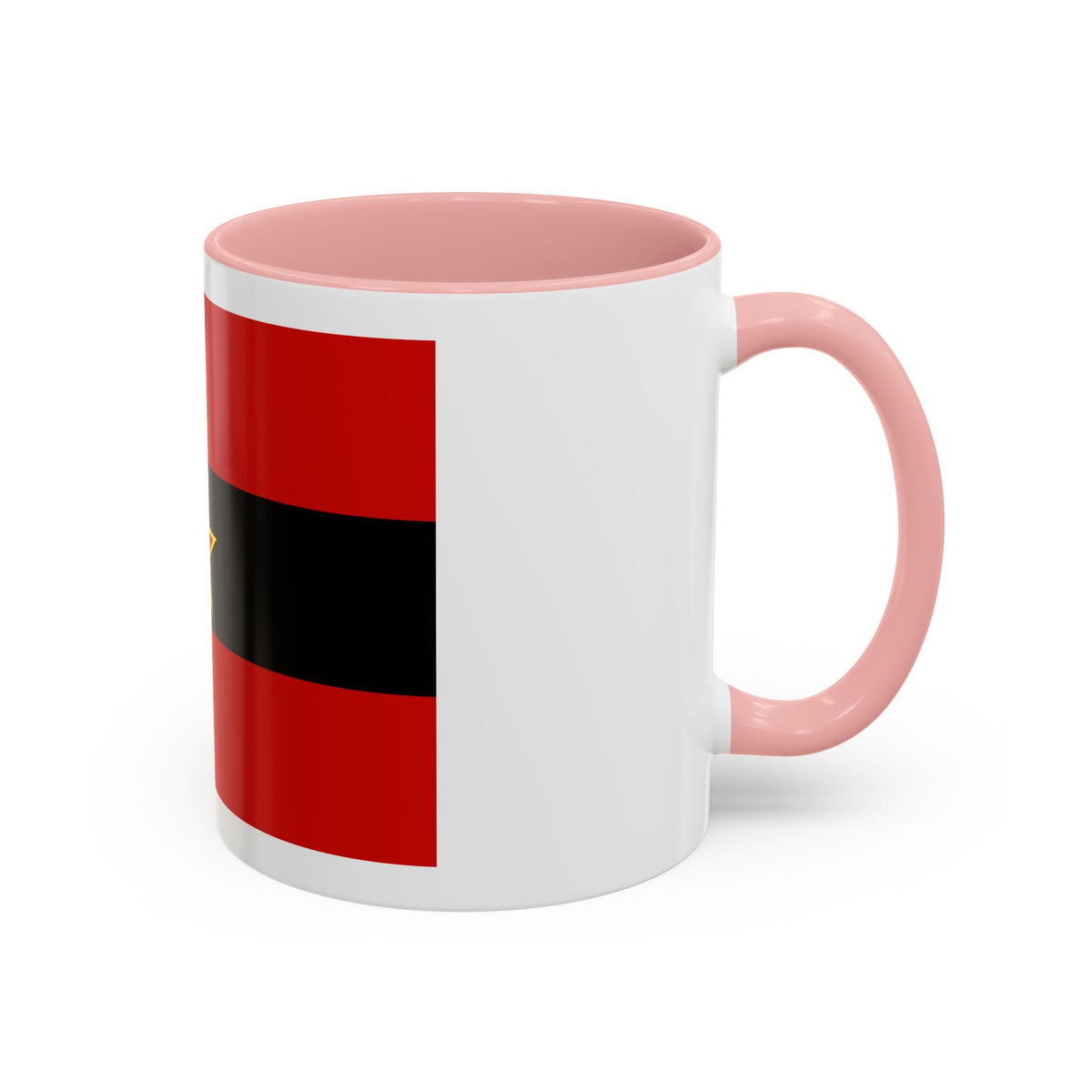 Civil Ensign of Albania 1945 to 1992 - Accent Coffee Mug