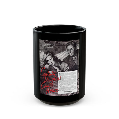 Captain Douglass Comes Home, Ladies' Home Journal, October 1944 - Black Coffee Mug-15oz-Go Mug Yourself