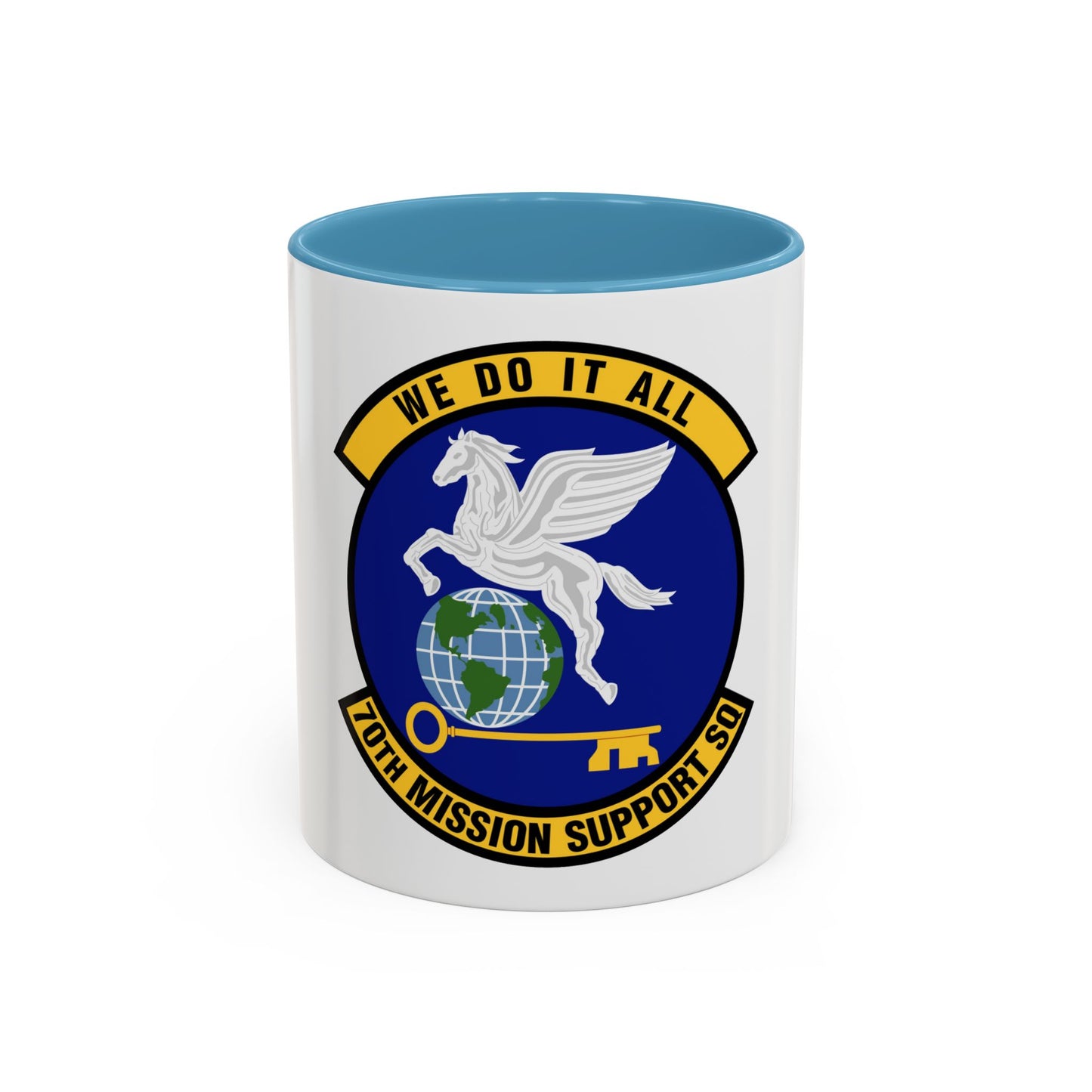 70th Mission Support Squadron (U.S. Air Force) Accent Coffee Mug