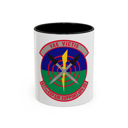 817th Expeditionary Air Support Operations Squadron (U.S. Air Force) Accent Coffee Mug