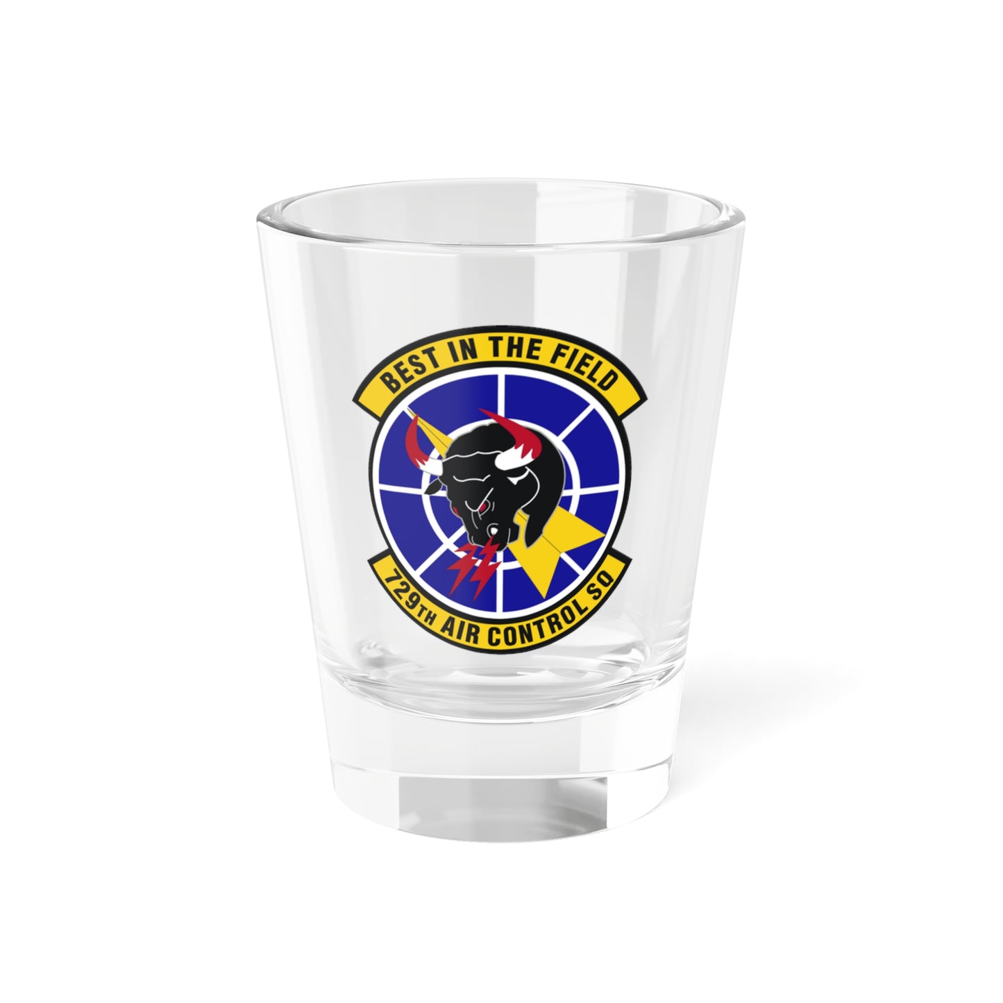 729 Air Control Squadron ACC (U.S. Air Force) Shot Glass 1.5oz