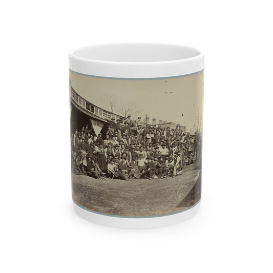 Blacksmith's Shop, Quartermaster's Department, Washington, D.C., April, 1865 (U.S. Civil War) White Coffee Mug