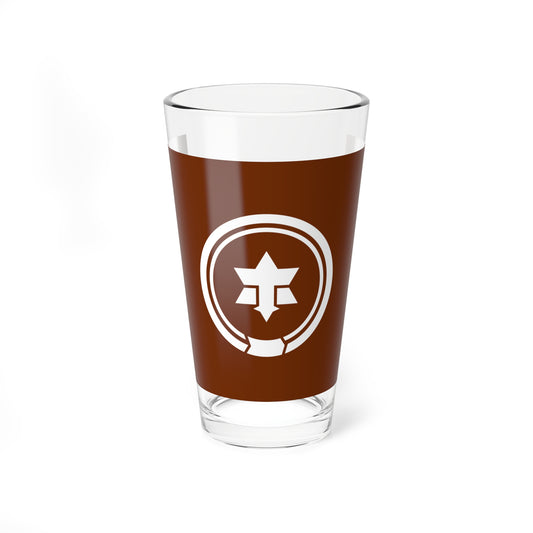 Flag of Matsumoto Nagano (Japan) Pint Glass 16oz