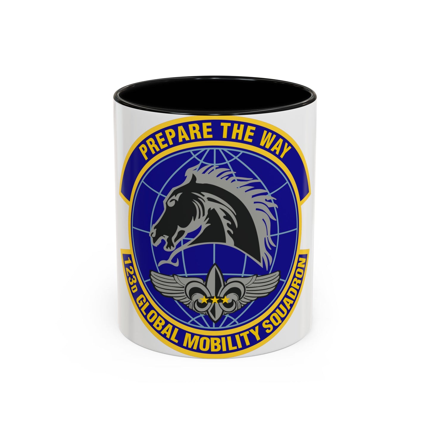 123d Global Mobility Squadron (U.S. Air Force) Accent Coffee Mug