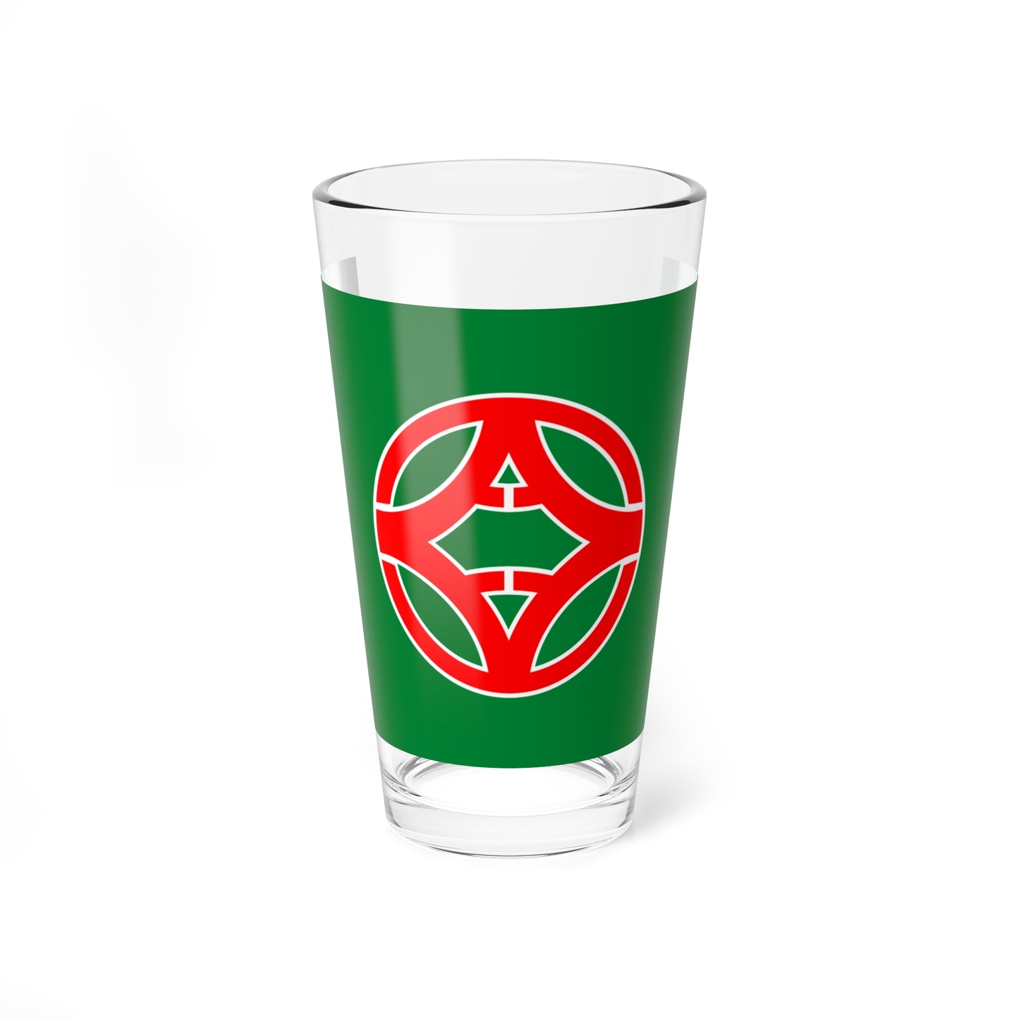 Flag of Shizunai Hokkaido 1950-2006 (Japan) Pint Glass 16oz