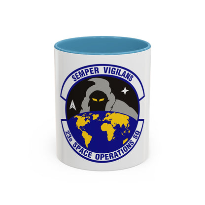 23d Space Operations Squadron (U.S. Air Force) Accent Coffee Mug