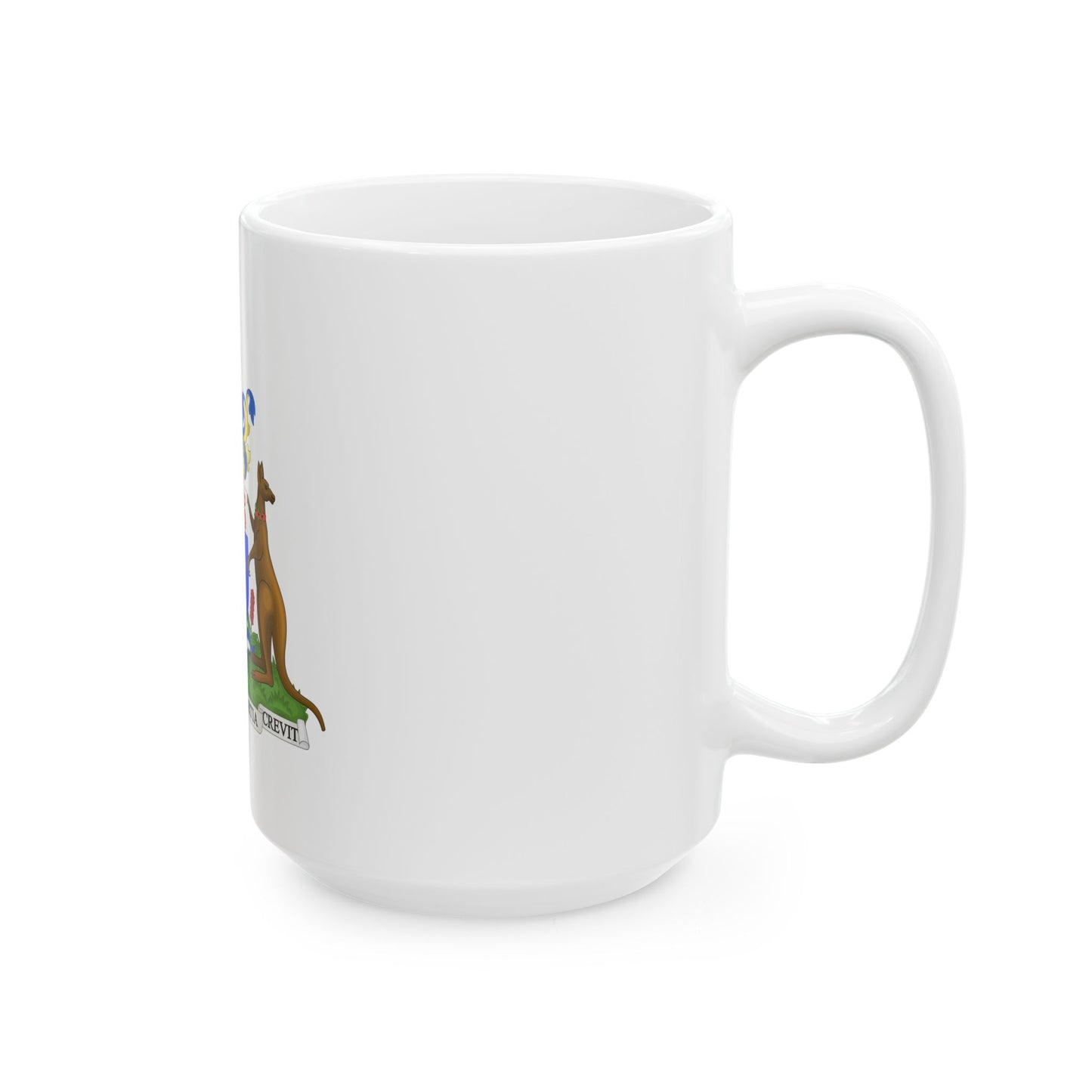 Coat of Arms Hobart Australia - White Coffee Mug