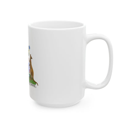 Coat of Arms Hobart Australia - White Coffee Mug