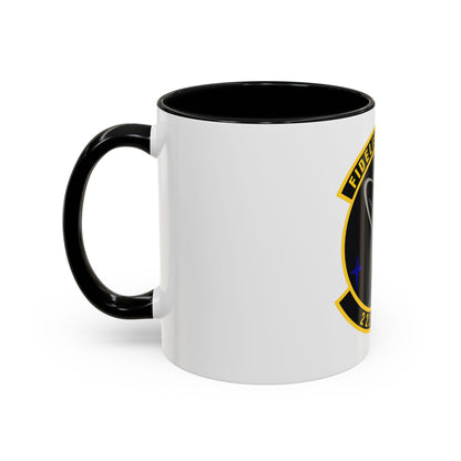 222d Command & Control Squadron (U.S. Air Force) Accent Coffee Mug