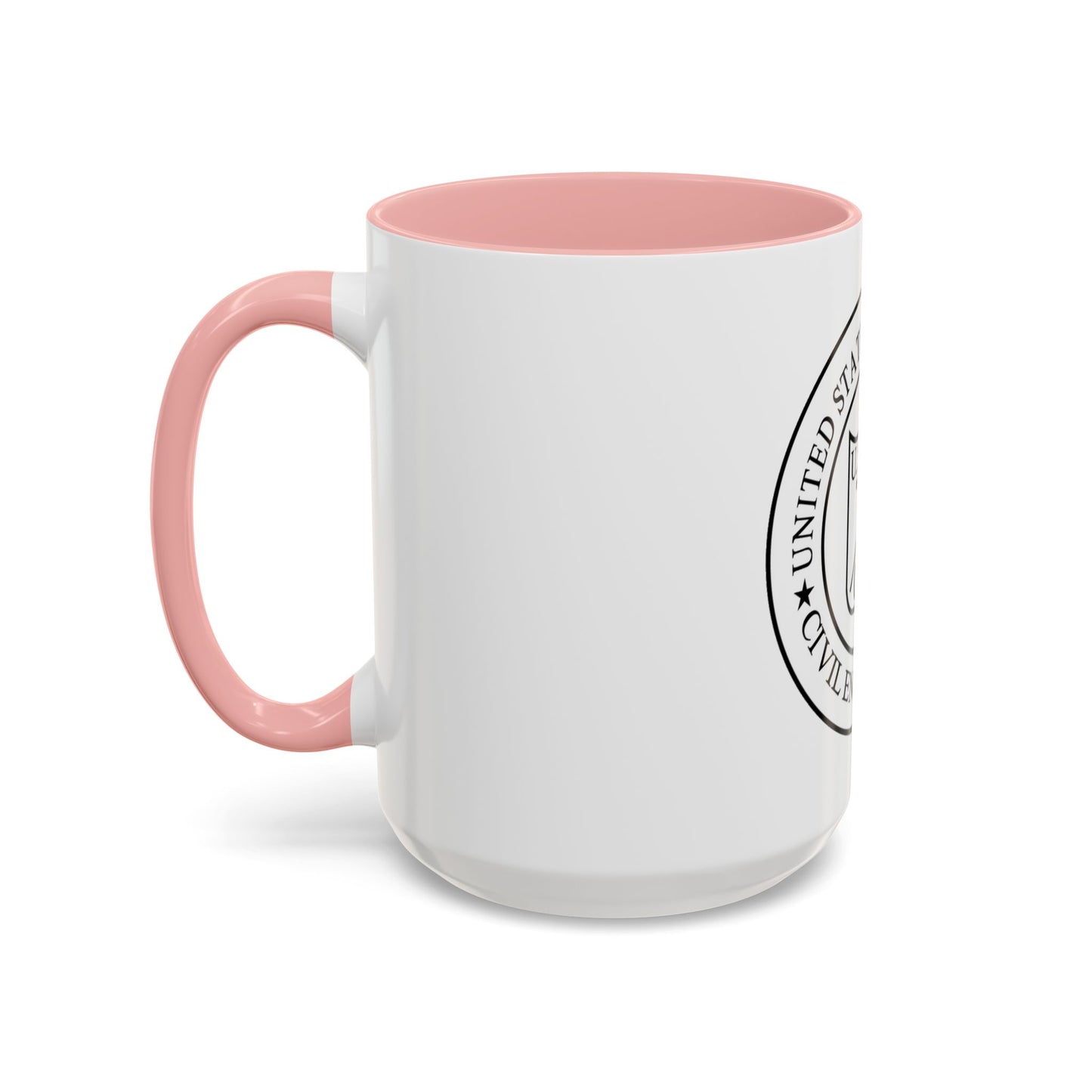 USCG Civil Engineering (U.S. Coast Guard) Accent Coffee Mug