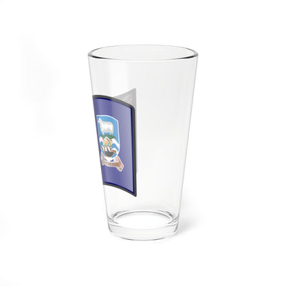 Nuvola Falkland flag (United Kingdom) Pint Glass 16oz