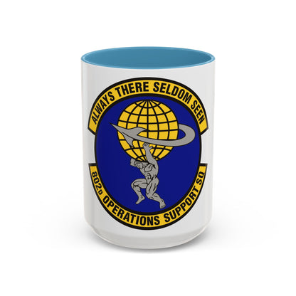 802d Operations Support Squadron (U.S. Air Force) Accent Coffee Mug