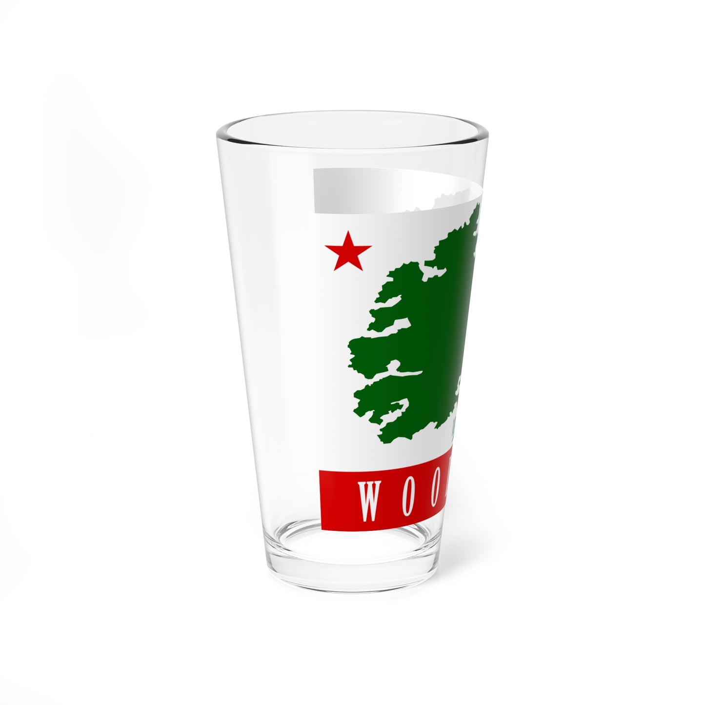 Flag of Woodland, California - Pint Glass 16oz