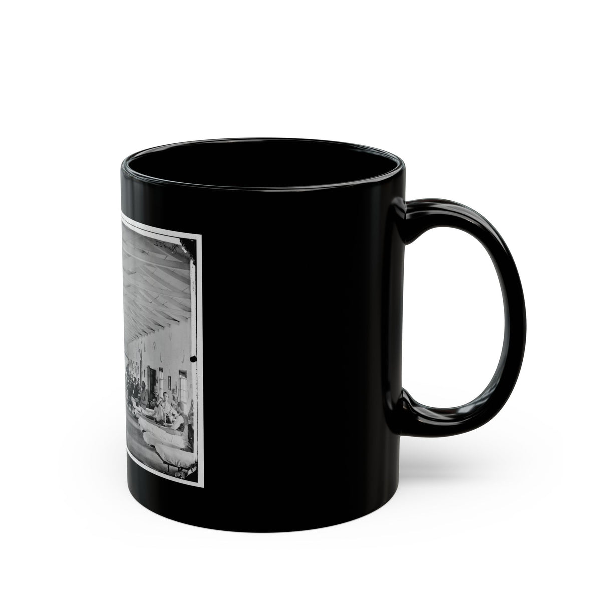 Washington, D.C. Patients In Ward K Of Armory Square Hospital (U.S. Civil War) Black Coffee Mug