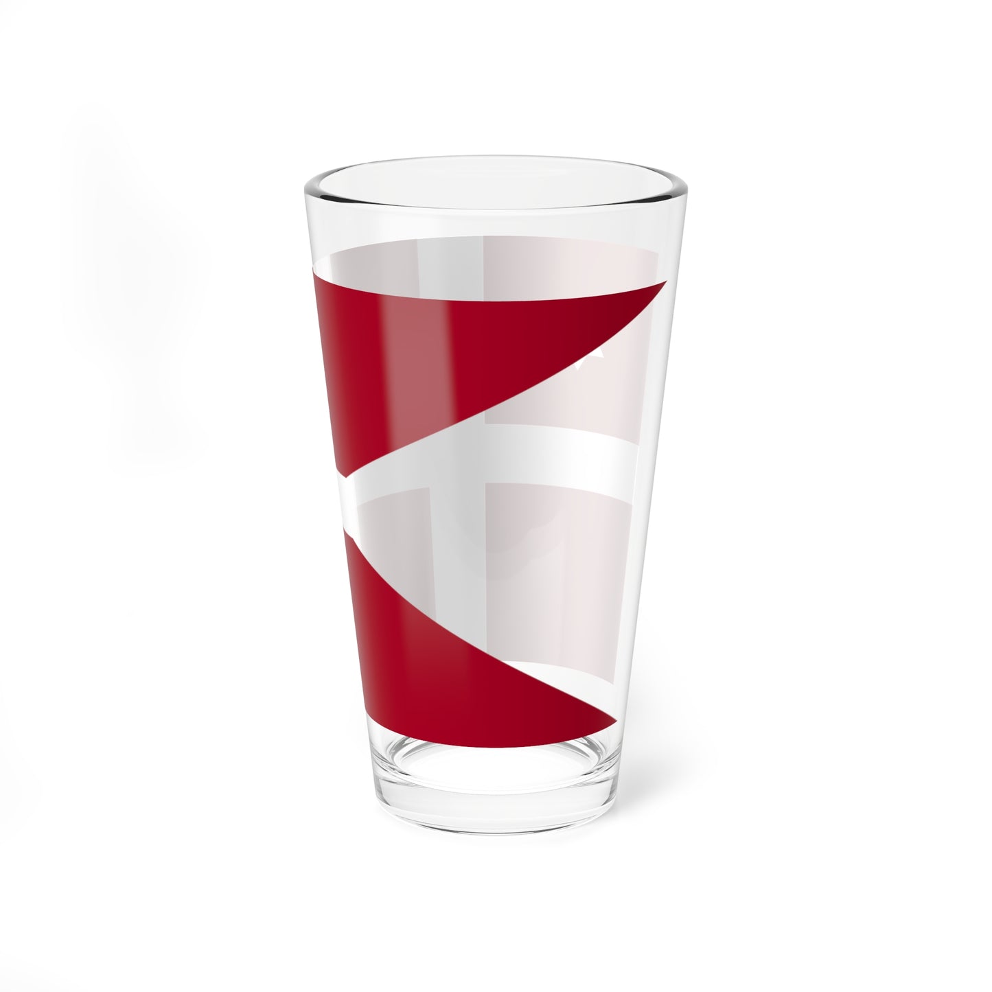Naval Rank Flag of Denmark - Flotilla Admiral (Denmark) Pint Glass 16oz