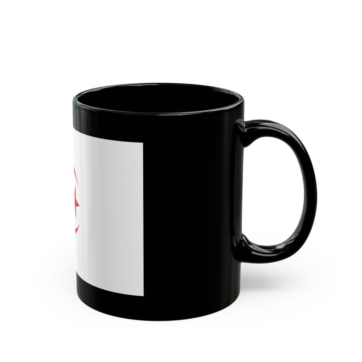Naval Ensign of Algeria - Black Coffee Mug