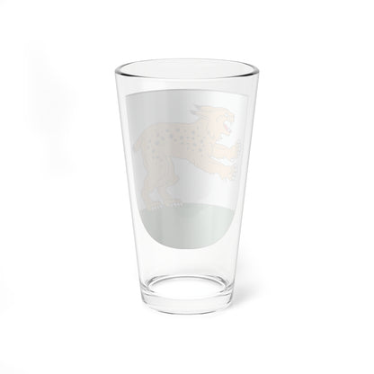 Raseiniai COA (Lithuania) (Coat of Arms) Pint Glass 16oz