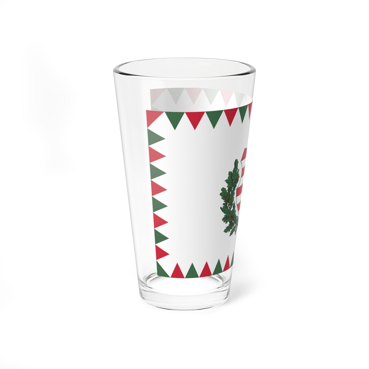 Naval Ensign of Hungary 1948-1950 (Hungary) Pint Glass 16oz