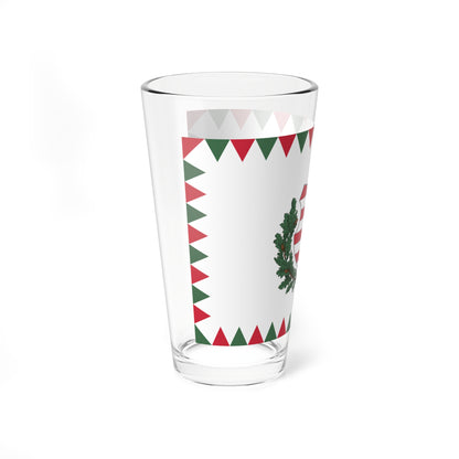 Naval Ensign of Hungary 1948-1950 (Hungary) Pint Glass 16oz