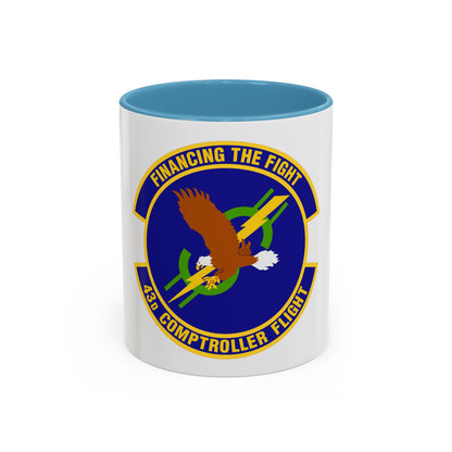43d Comptroller Flight (U.S. Air Force) Accent Coffee Mug