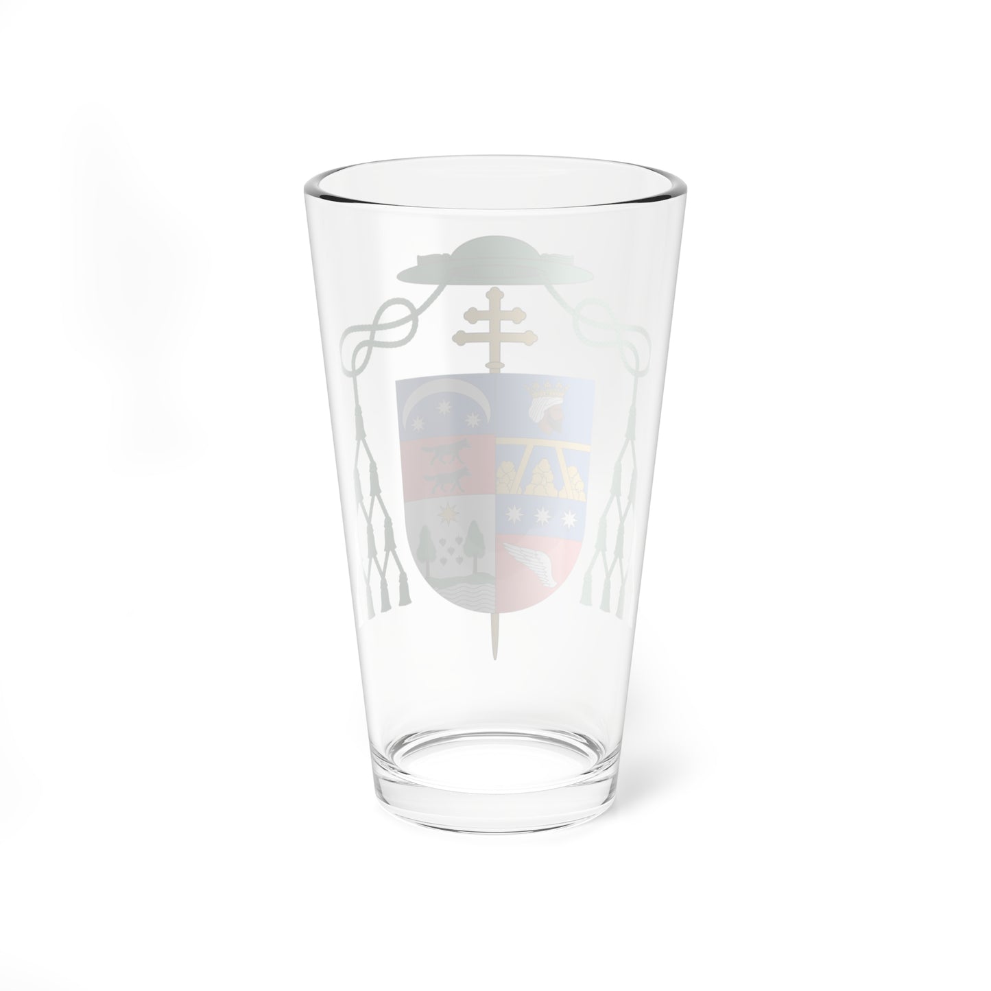 Escudo de Antonio Jorge y Galbán (Spain) (Coat of Arms) Pint Glass 16oz