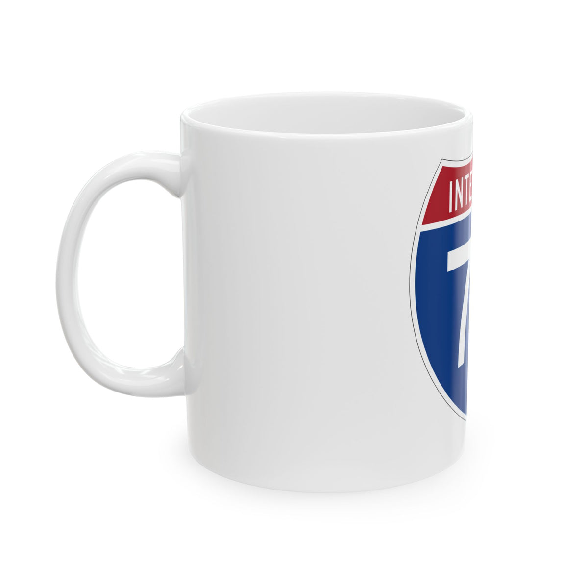 Interstate 70 (U.S. Highways) White Coffee Mug