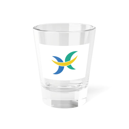 Flag of Hokuto Hokkaido (Japan) Shot Glass 1.5oz