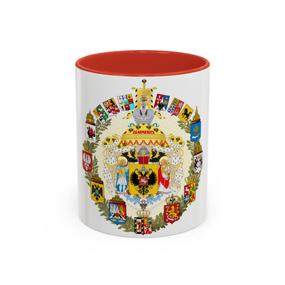 Greater Coat of Arms of the Russian Empire - Accent Coffee Mug