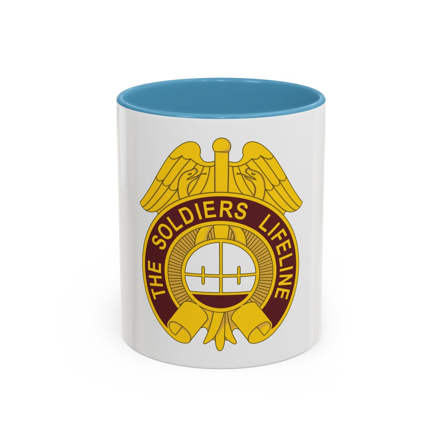 424 Medical Battalion (U.S. Army) Accent Coffee Mug