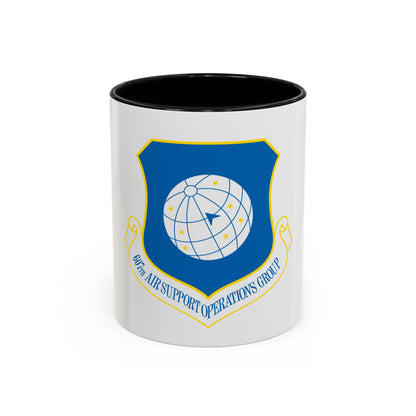 607th ASOGR (U.S. Air Force) Accent Coffee Mug