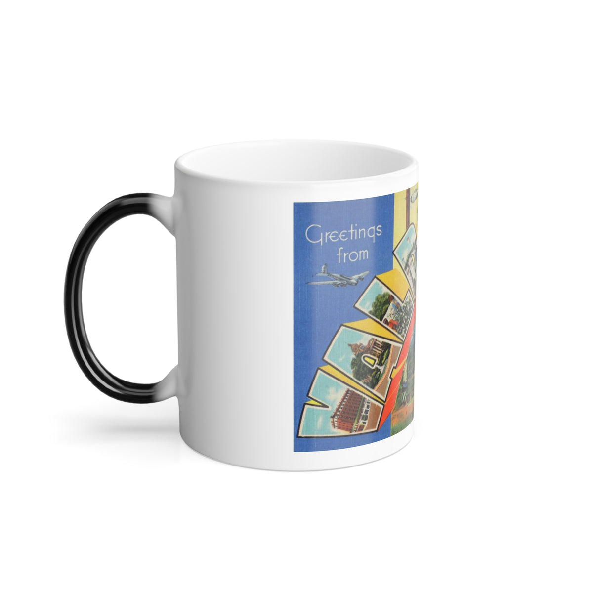 Greetings from Valdosta Ga (Greeting Postcards) Color Changing Mug 11oz