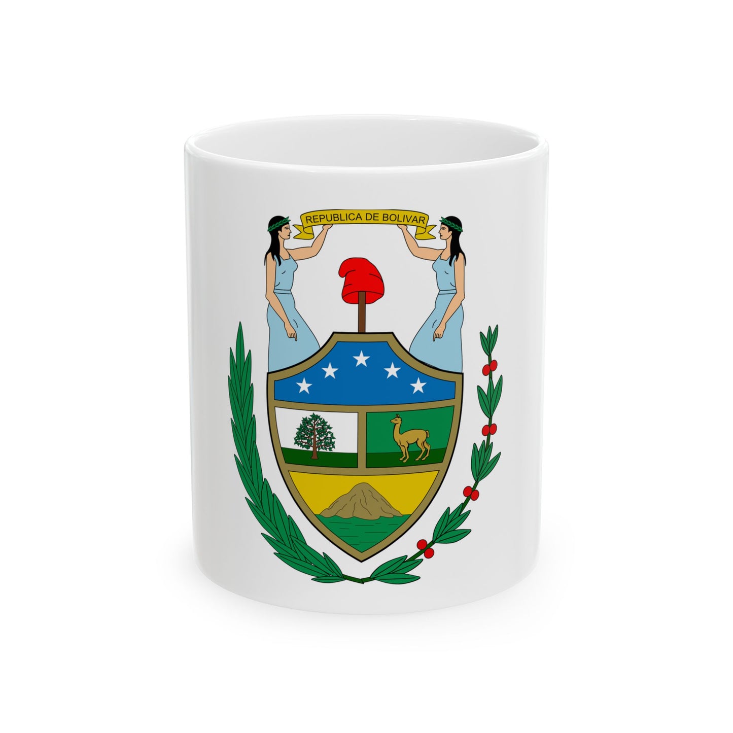 Coat of arms of Bolivia (1825) - White Coffee Mug