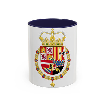 Coat of Arms of Charles II of Spain (1668-1700) - Accent Coffee Mug
