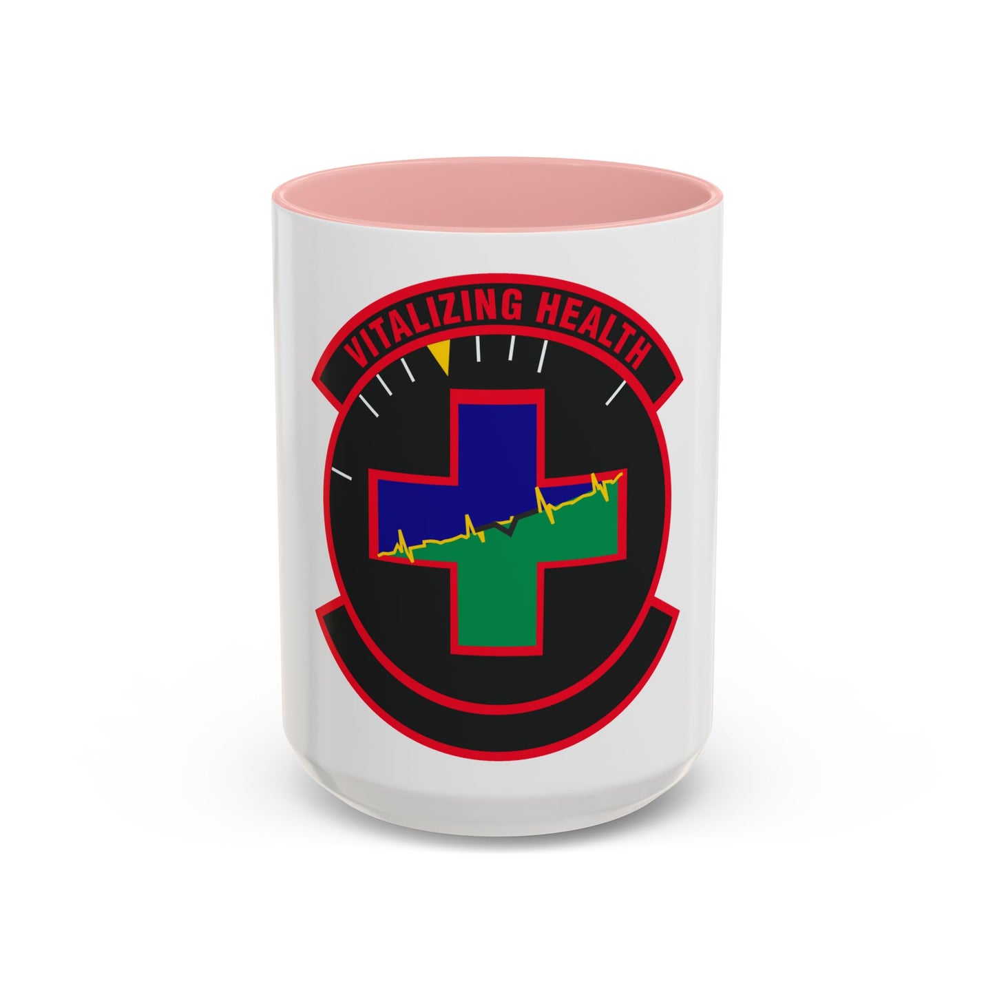 628 Healthcare Operations Squadron AMC (U.S. Air Force) Accent Coffee Mug